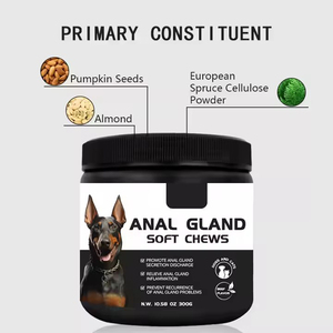 QIHENG Masticables Blandos para Glándulas Anales <span class=keywords><strong>de</strong></span> Perro con Semillas <span class=keywords><strong>de</strong></span> Calabaza para la Salud <span class=keywords><strong>de</strong></span> las Glándulas Anales y Apoyo Inmunológico, Absorción Rápida, Fórmula Segura - Product Image 2
