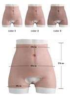 Pantalon en silicone pour femmes crosscommode pantalon de hanche simulé rehausseur artificiel hanche sans entrejambe Kim Kardashian