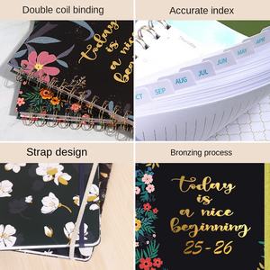 2025 calendrier de cahier de bobine à spirale A5 personnalisé de grande valeur pour la planification de la <span class=keywords><strong>semaine</strong></span> du commerce extérieur couverture en papier Durable en gros - Product Image 2
