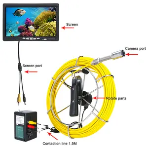 7インチ20M HD1080P Drain Sewer Pipe Industrial Endoscope Video CameraとDVR Video記録/WIFIワイヤレス/Photo Editing