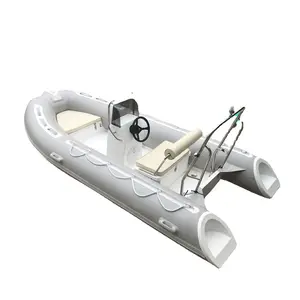 13ft 3.9M Glasvezel Bodem 1.2Mm Pvc Vissersboot Rib390 Boot Diepe V Ce Rib Opblaasbare Boot