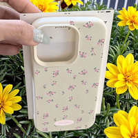 Rose Floral Printemps Mignon Ins Fleur Téléphone étui pour iphone 15 16 Pro Max 13 14 12 11 3D Protecteur Shell Fundas pour Iphone15