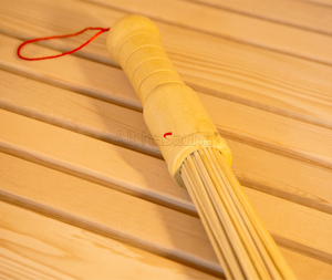 Alphasauna-Accesorios de madera para Sauna, cepillo de baño interior, suministros de baño, batidor de bambú, en venta - Product Image 3