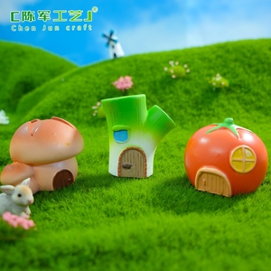 Adorno de micropaisaje de musgo, artículos decorativos pequeños DIY para jardín, Mini adorno vegetal, Material de resina, bolsa ciega, accesorios - Product Image 6