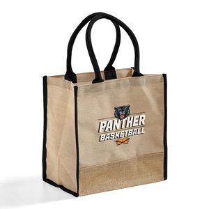 กระเป๋าผ้าฝ้ายผสมปอกระเจาแบบวินเทจพิมพ์ลาย - Product Image 3