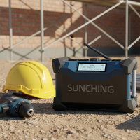 Lecteur audio compact et robuste pour chantier, diffusion audio numérique, réception FM, outil portable pour la rénovation et les chantiers extérieurs