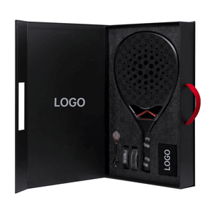 Table Tennis Padel Racket <b>Magnetic</b> Packaging <b>Box</b> with Foam Insert Matt Lamination & Embossing Recyclable Custom Design - Product Image 2