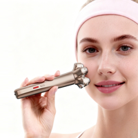 Nouveau Produit 2026 3D Multi Sculpt Rotating Facial Wand Handheld Spin Masajeador Facial Roller Glidelif Face Massager