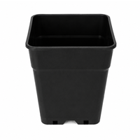Pot de jardin carré 7L en PP pour serre, pot de fleurs 2 gallons pour la culture – Fournisseur d'usine