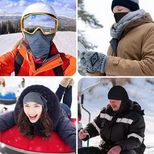 متعددة الوظائف الشتاء القطبية أنبوب صوف الرقبة دفئا الرياح التزلج بانانا وشاح ركوب الدراجات الرجال الرياضة في الهواء الطلق قناع الوجه الجر - Product Image 2