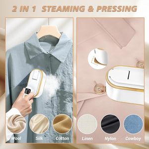 Fer à vapeur portable 2026, nouveau mini fer de voyage, machine à repasser à sec et à vapeur, fer à vapeur pliable à main pour vêtements - Product Image 5