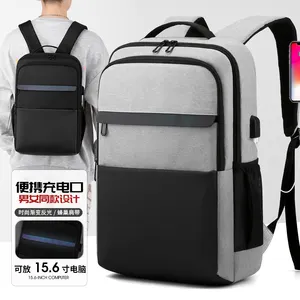 2023 high quality factory wholesale business waterproof laptop bags supplier travel men and women backpack with usb charger port