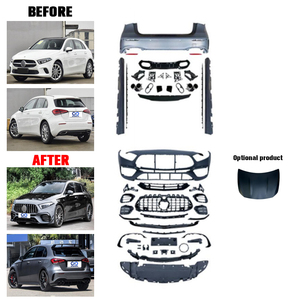 Auto-Tuning Facelift-Karosserie-Kit für 2019-2022 Mercedes-Benz A-Klasse W177 Upgrade A45 Bodykit im Breitbau-Stil - Product Image 3