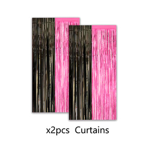 Màu hồng báo sinh nhật bên Nguồn cung cấp màu hồng báo biểu ngữ Vòng hoa Khăn trải bàn bóng hồng báo in sinh nhật bên trang trí - Product Image 6