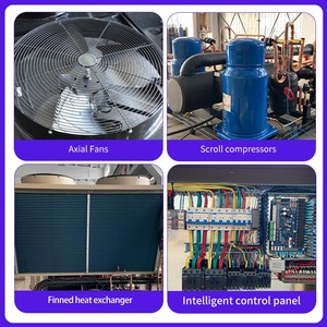 Công nghiệp làm mát bằng không khí Máy làm lạnh đơn vị 100-120 tấn Thiết bị làm mát hệ thống nước động cơ thành phần cốt lõi tầng thường vụ cho <span class=keywords><strong>Danfoss</strong></span> - Product Image 3