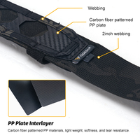 IDOGEAR 2 "BS Style Camo Noir Boucle En Métal À Dégagement Rapide Chasse Nylon Duty Ceinture Tactique Ceinture Molle Ceinture De Combat