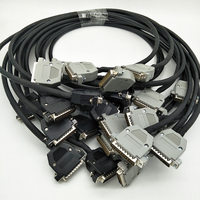 Kabel Konektor Servo Drive DB37 Male-Female dengan Jaket PVC, Dikemas dalam Kantong PE, Kabel Transmisi Data untuk Robot & Printer