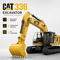 Excavatrice CAT 336 d'occasion professionnelle à faible nombre d'heures de fonctionnement pour l'exploitation minière, destinée au marché mondial