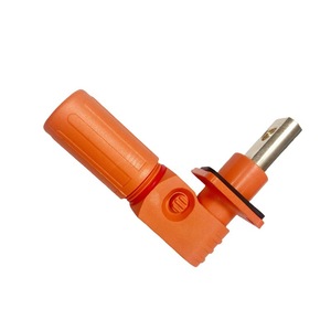 Connecteur haute tension monophasé ADB Edinburgh 200A, contact en cuivre orange, isolateur PA66 pour armoires de stockage d'énergie - Product Image 2