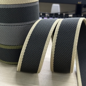 Manufacture 35mm Wide Durable Woven Jacquard Ribbon Trims Heavy Duty Flat Polyester <strong>Cotton</strong> Bag Strap <strong>Webbing</strong> Tapes - Product Image 2