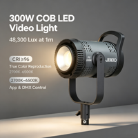 Lumière vidéo LED COB FY 300X 300W avec 607000lm Ra96 2700K à 6500K APP LCD 120 °   Beam pour le cinéma