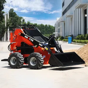 Hot Selling Mini Skid Steer Loader And Attachments Hydraulic Front Skid Steer Loader Construction Machine Mini Skid Steer Loader