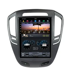 Gaya Tesla 10.4 Inci Android 9.0 Layar Vertikal Mobil Video Radio Mobil Navigasi GPS Sistem Headunit untuk Buick Regal 2009-2012