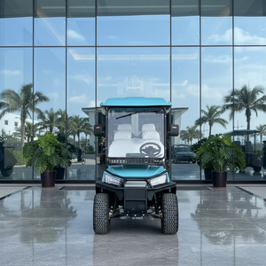 Voiturette de golf électrique au lithium personnalisable 8 places 72 V de qualité supérieure avec personnalisation gratuite de la couleur et du logo pour usage en station balnéaire ou à domicile - Product Image 1