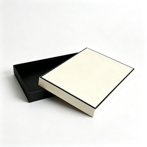 Caja de cartón rígido premium con tapa y base personalizadas para embalaje de regalo de ropa y vestidos - Product Image 4