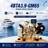 Moteur diesel marin turbocompressé SCDC Cums 4BTA3.9 Série 4BTA3.9-GM65 65 kW 1500 tr/min pour bateaux de pêche et bateaux commerciaux