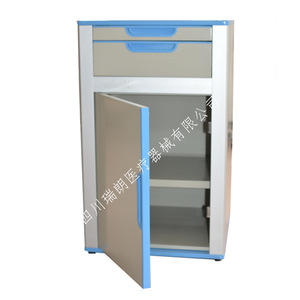 Ruilang Hospital Cabinet RG-007 <b>White</b> ABS Material <b>Bedside</b> Table For Hospital Use - Product Image 1