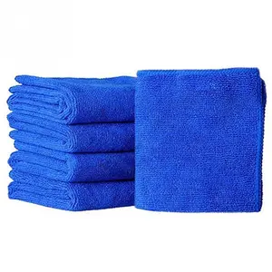 Car Wash Mitt Absorbent Wash Mitt Automobile Cleaning Microfiber Woven Square Micro Fiber Towel Car Dying Solid Color Towel