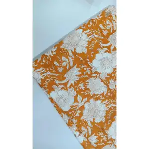 Textiles de algodón de alta calidad y proveedor de telas para camisas Impresión personalizada Tana Lawn 100% Tela tejida impresa en popelina de algodón
