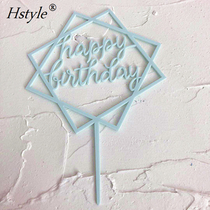 Decorazione per Torta in Acrilico '<span class=keywords><strong>Buon</strong></span> <span class=keywords><strong>Compleanno</strong></span>', Accessori per Pasticceria, Decorazione per Cupcake, Matrimonio, Festa di <span class=keywords><strong>Compleanno</strong></span>, Topper per Torte PQ275 - Product Image 4