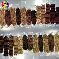 Extensiones de Cabello Humano Virgen Vietnamita 100% Natural, Rizado Profundo, para Trenzas Boho de Ganchillo, Grado Superior, 100g, Cabello para Trenzar a Granel, Sin Enredos