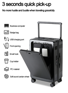 Valise <span class=keywords><strong>Trolley</strong></span> de Voyage en Gros Nouveauté 2025 Valise PC pour Ordinateur Portable Bagage Cabine 20 Pouces Sacs de Voyage à Roulettes Bagage à Main Léger - Product Image 4