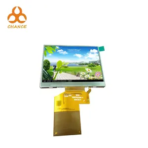 3.5 inch 320*240 resolution sunlight readable 1000nits brightness lcd screen RGB+SPI interface tft lcd