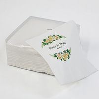 Fabricants d'usine serviettes de table personnalisées bon marché pour fêtes de restaurant serviettes blanches imprimées personnalisées