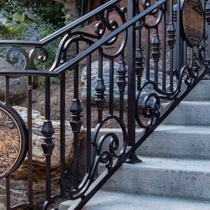 Valla de Hierro Forjado para Jardín, Barandilla de Hierro Forjado, Valla Decorativa de Hierro Usada para Paisajismo - Product Image 4