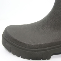 Bottes Chelsea en caoutchouc pour femmes, légères, tendance, à talon épais, imperméables, doublées de tissu en coton, hauteur cheville, pour l'hiver