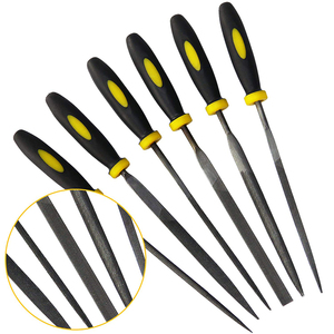 Ensemble de fichiers à aiguille lime diamant (<span class=keywords><strong>6</strong></span> pièces), outils métalliques à main, en acier à haute teneur en carbone, meilleure vente 2020 - Product Image 1
