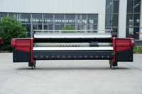 Impresora Solvente Crystaljet Serie 7000 de 3.2m con Ocho/Cuatro Cabezales de Impresión SPT508