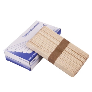Espátulas de Madera Desechables para Depilación, 100 Unidades, Depresores Linguales, Herramienta de Depilación para Salón de Belleza - Product Image 1