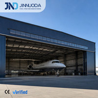 Hangar Chino Prefabricado de Acero Avanzado para Aviones, Construcción con Revestimiento de Hierro de Color, Ingeniería Estructural de Gran Vano Libre