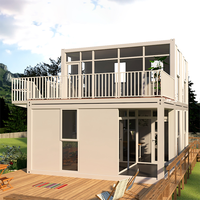 Maison conteneur modulaire préfabriquée sur mesure en gros - Bâtiment moderne de bureau, école, salon, chambre à coucher de taille personnalisable 20FT/40FT