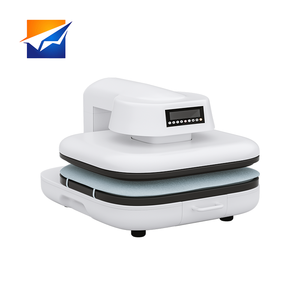 Máquina automática de prensa de calor para impresión de camisetas 38*38cm Placa de impresora DTF de estampado en caliente de alta presión nueva condición - Product Image 1