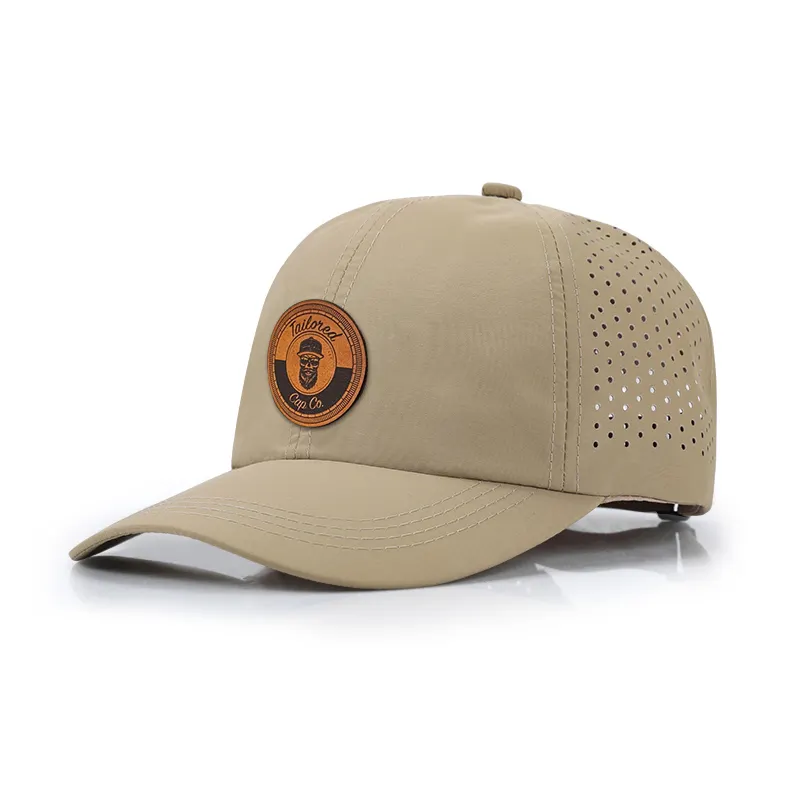 Özel moda beyzbol şapkası Golf spor kapaklar erkekler hızlı kuru şapka nakış Logo ucuz fiyat spor beyzbol Golf şapkaları Snapback şapka