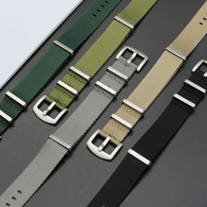<span class=keywords><strong>Bracelet</strong></span> de <span class=keywords><strong>montre</strong></span> en nylon tissé rayé de luxe, robuste, 20 mm, 22 mm, 1,2 mm, en <span class=keywords><strong>tissu</strong></span> sergé, <span class=keywords><strong>bracelet</strong></span> de <span class=keywords><strong>montre</strong></span> en nylon, <span class=keywords><strong>bracelet</strong></span> de poignet tissé, 18 mm - Product Image 2