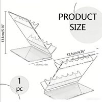 Support de présentation pour stylos en acrylique transparent, porte-stylos pour l'organisation du bureau et la présentation de la papeterie