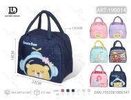 Space Bear Insulated Cooler Bag 600D Cartoon Design Handheld Food Storage for Picnic Outdoor Use - Product Image 1